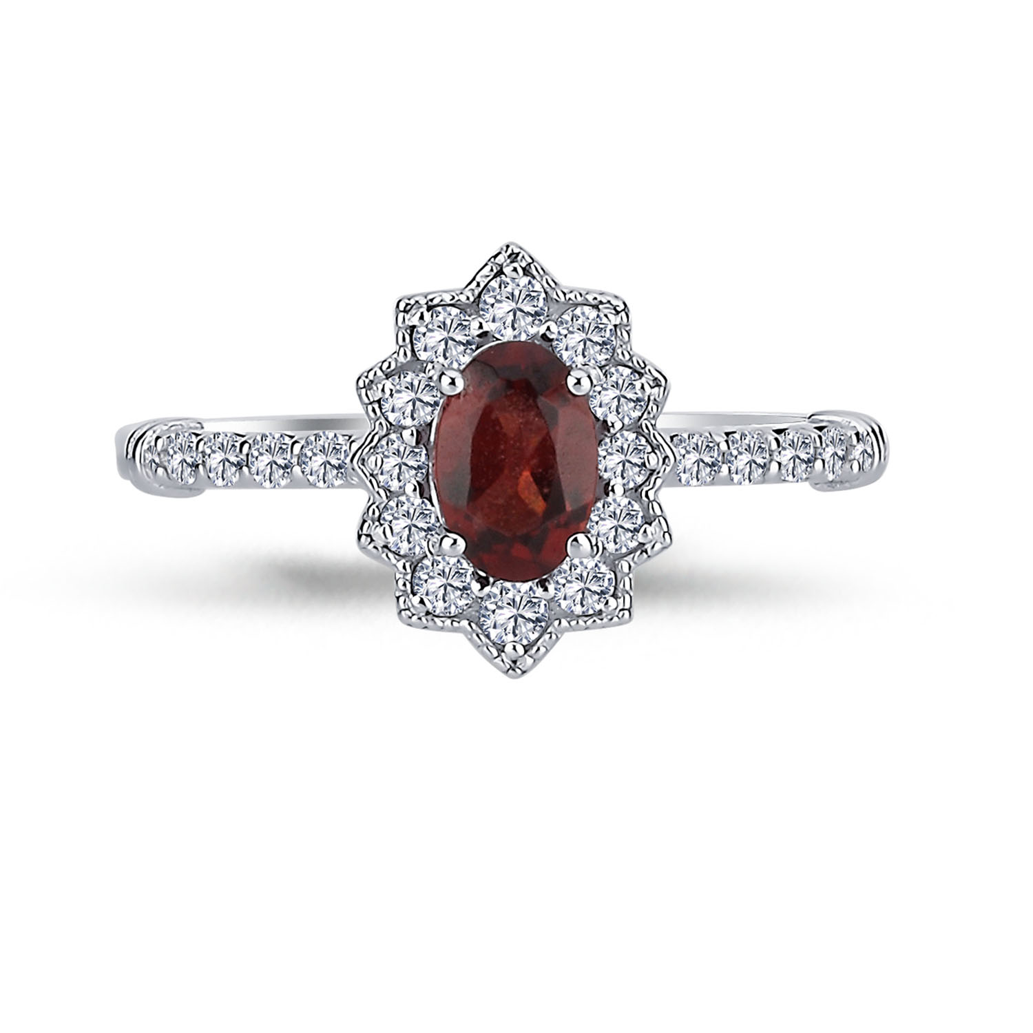 0.93 Karat Pırlantalı Lotus Vintage Yüzük - VNGYZB5017-1