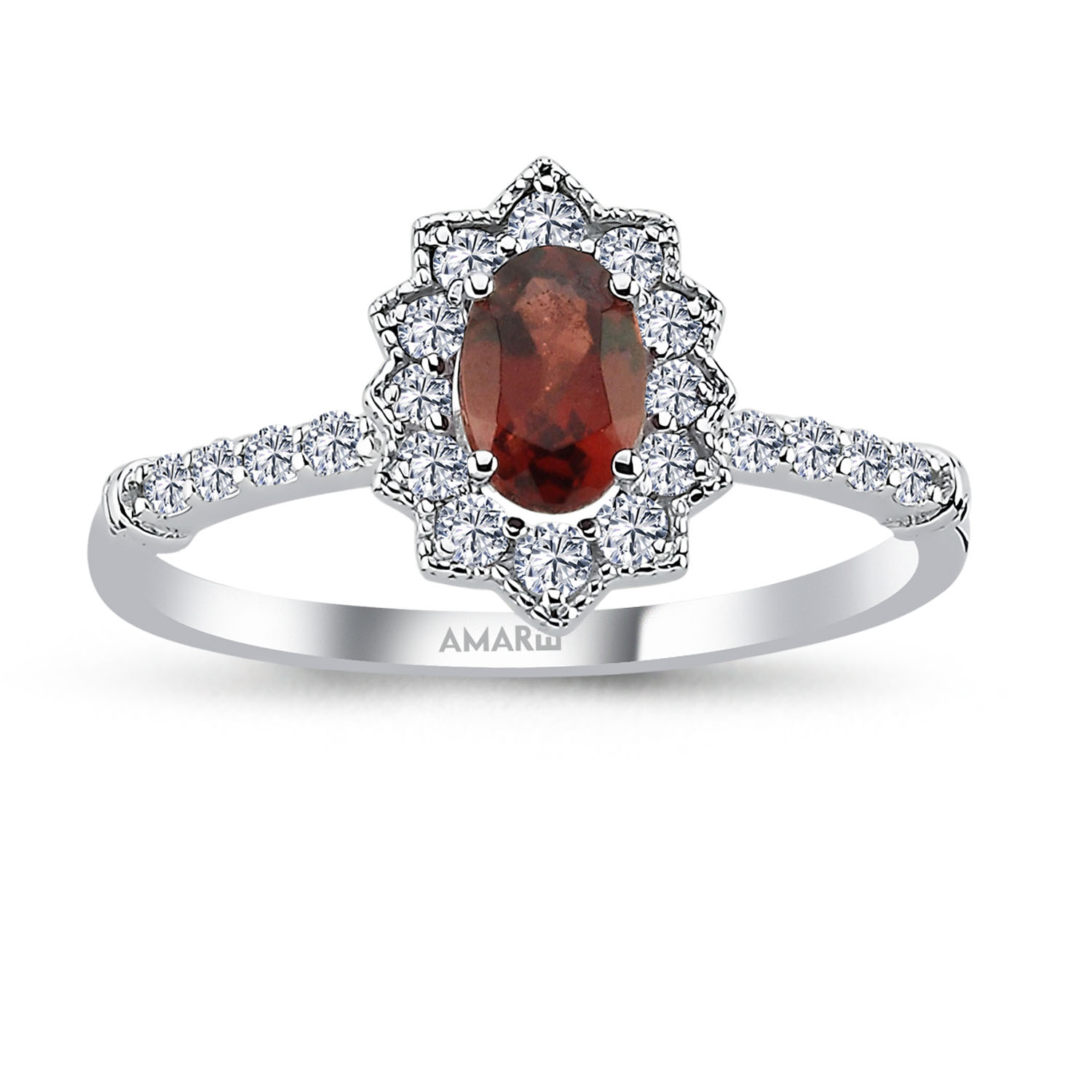 0.93 Karat Pırlantalı Lotus Vintage Yüzük - VNGYZB5017-1